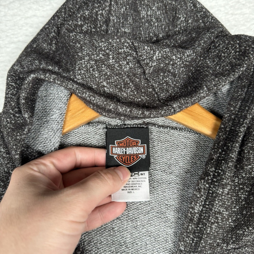 Women's Harley Davidson Hoodie - Vintage HDMC Tradition - Florida - Large - Picture 6 of 11